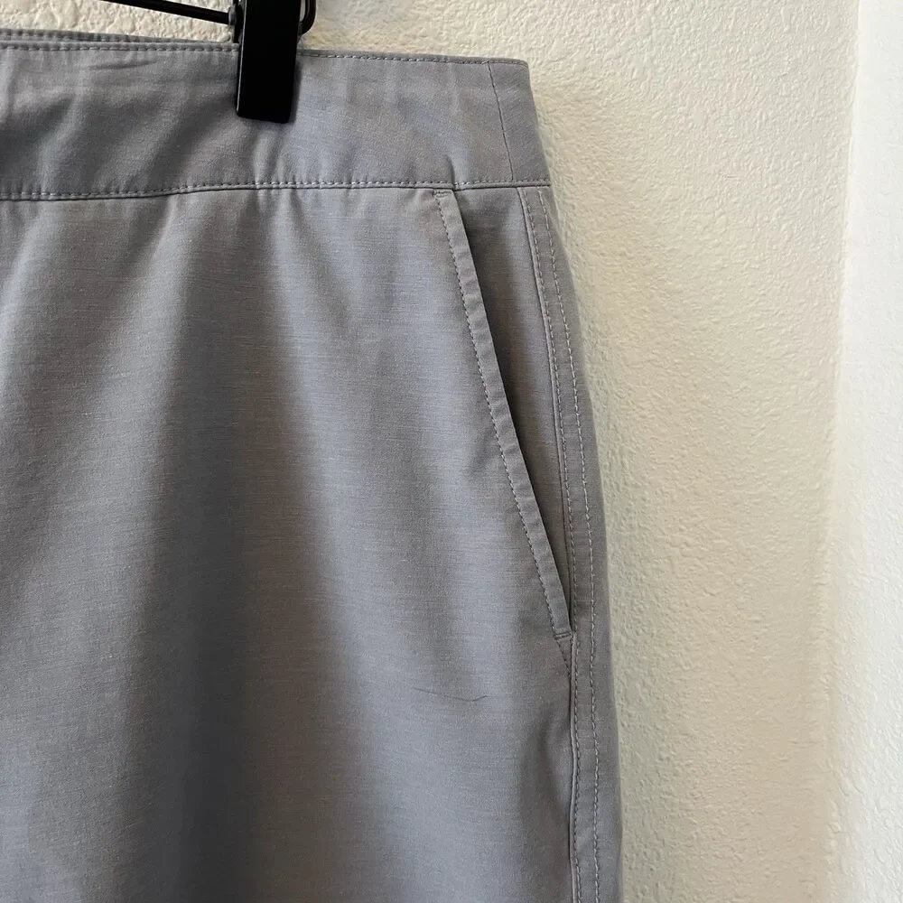 Faherty Light Gray Flat-Front Men’s Shorts